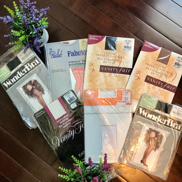 Lot of Vintage 80's Department Store Stockings
